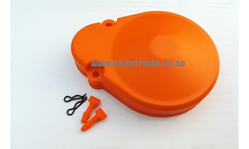 Nylon colored Spur Gear Cover ORANGE | Rovan Sports